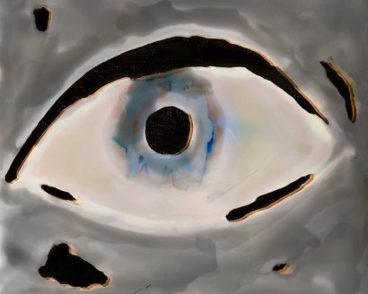 Brea Souders - Pale Eye, 2015 Archival Inkjet print ; Bruce Silverstein Gallery