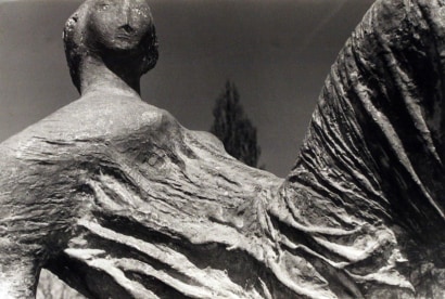 Henry Moore | Detail of Draped Reclining Figure, 1953 | Bruce Silverstein Gallery