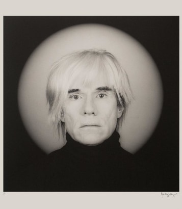 Robert Mapplethorpe - Andy Warhol, 1986 Gelatin silver print | Bruce Silverstein Gallery