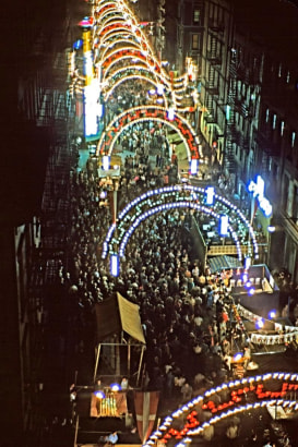 Marvin E. Newman -  San Gennaro Festival I, 1952  | Bruce Silverstein Gallery