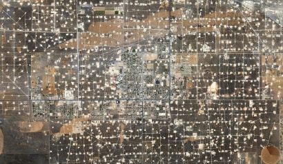 Mishka Henner - Wasson Oil Field, Yoakum County, Texas, 2013 Archival pigment print ; Bruce Silverstein Gallery