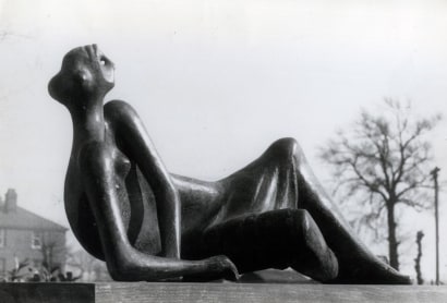Henry Moore | Reclining Figure #4, 1954-55 | Bruce Silverstein Gallery