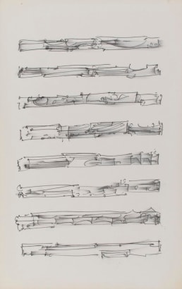 Frederick Sommer - Untitled, 1990 Pen and ink drawing on paper | Bruce Silverstein Gallery