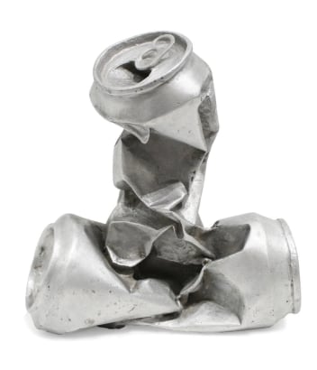 Sarah Lucas - Beer Can Penis, 2000 Cast aluminum | Bruce Silverstein Gallery