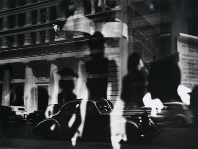 Lisette Model -  Reflections, Rockefeller Center, New York, c.1945  | Bruce Silverstein Gallery