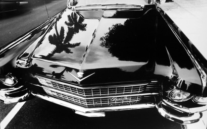 Frank Paulin - Cadillac on Worth Avenue, Palm Beach, 1967 Gelatin silver print mounted to board, printed c. later | Bruce Silverstein Gallery