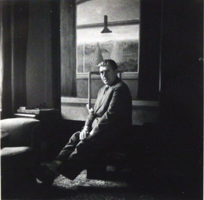 Ren&eacute; Magritte - Self-portrait in his studio,&nbsp;1955 ; Bruce Silverstein Gallery
