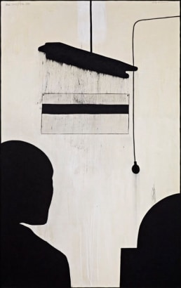 Max Neumann - Untitled, March, 2008 Oil and acrylic on canvas | Bruce Silverstein Gallery