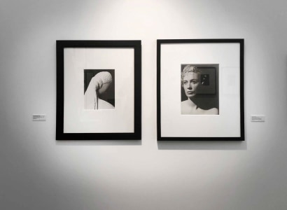 Frieze Masters 2018 : Keith A. Smith, F. Holland Day, Aaron Siskind, Frantisek Drtikol, Jaromir Funke | installation image | Bruce Silverstein Gallery