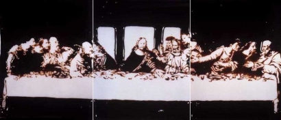Vik Muniz -  Milan, the Last Supper (from Pictures of Chocolate), 1998-1999  | Bruce Silverstein Gallery