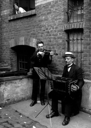 August Sander -  Street Musicians, 1922-1928  | Bruce Silverstein Gallery