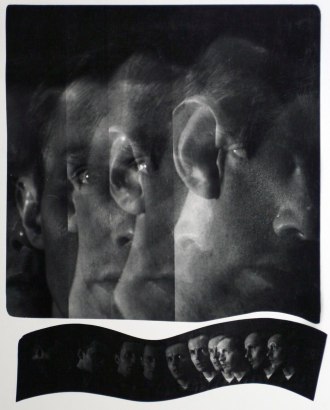 Keith A. Smith - Multiple Exposure with Remark (a la Picasso Etching), 1966 Gelatin silver print, printed c. 1966 | Bruce Silverstein Gallery