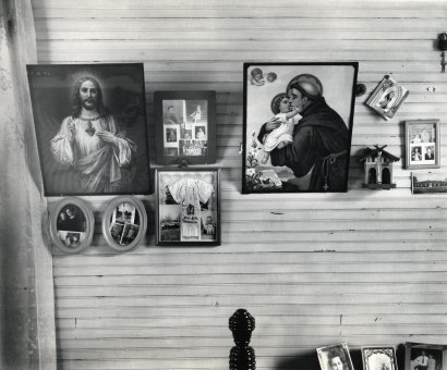 Walker Evans - Bedroom, Shrimp Fisherman's House, Biloxi Mississippi, 1945 | Bruce Silverstein Gallery