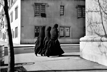Frank Paulin - Three Nuns, Park Avenue, New York City, 1956 Gelatin silver print, printed later | Bruce Silverstein Gallery