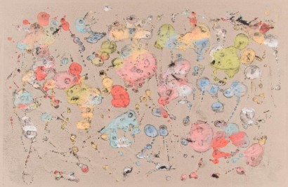 Frederick Sommer - Untitled, c. 1947-52 Glue color drawing on paper | Bruce Silverstein Gallery