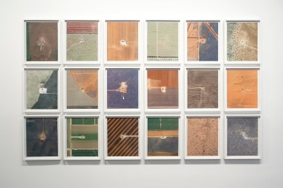 Mishka Henner - Eighteen Pumpjacks, 2012 ; Bruce Silverstein Gallery