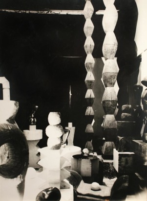 Constantin Br&acirc;ncuşi - Overall View of the Studio, c. 1929-30  | Bruce Silverstein Gallery