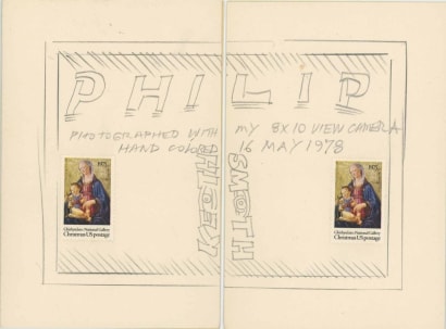 Keith A. Smith - Philip, 16 May, 1978 (verso) | Bruce Silverstein Gallery