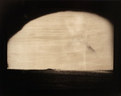 John Wood - TV Landscape, 1982 Gelatin silver print, printed c. 1982 | Bruce Silverstein Gallery