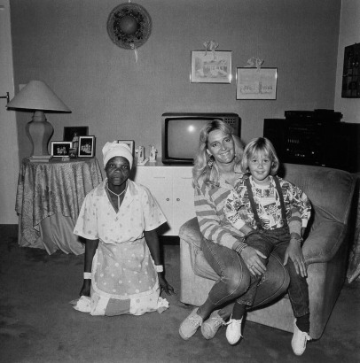Rosalind Fox Solomon - Mother, Daughter, and Maid, Johannesburg, South Africa, 1988 Gelatin silver print, printed 1993 | Bruce Silverstein Gallery