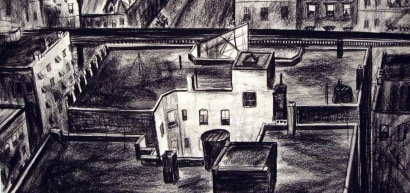 Barbara Morgan - Untitled, c. 1932 Charcoal on paper&nbsp; | Bruce Silverstein Gallery