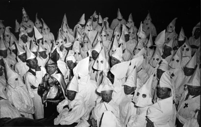 W. Eugene Smith -  Ku Klux Klanmen, 1951  | Bruce Silverstein Gallery
