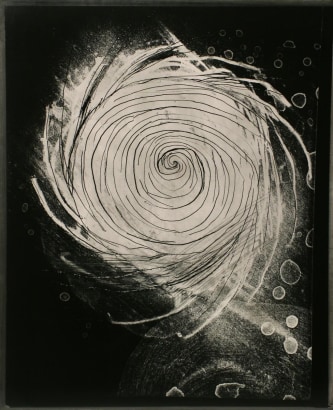 John Wood - Untitled #2, from Nine Imaginary Oil Spills, 1995 Cliche verre, gelatin silver print, printed c. 1995 | Bruce Silverstein Gallery
