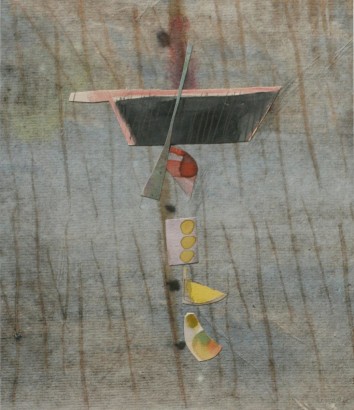 John Wood - Untitled, 2005 Collage mounted to board | Bruce Silverstein Gallery