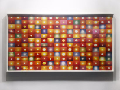 Penelope Umbrico&nbsp;- Installation view: Suns (From Sunsets) from Flickr, 2006-ongoing | Bruce Silverstein Gallery