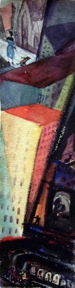 Barbara Morgan - Untitled, c. 1930 Watercolor on paper | Bruce Silverstein Gallery
