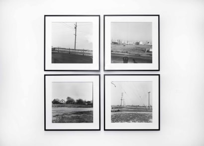 Ed Ruscha - Vacant Lots, 1970-2003 Suite of 4 Gelatin silver prints | Bruce Silverstein Gallery