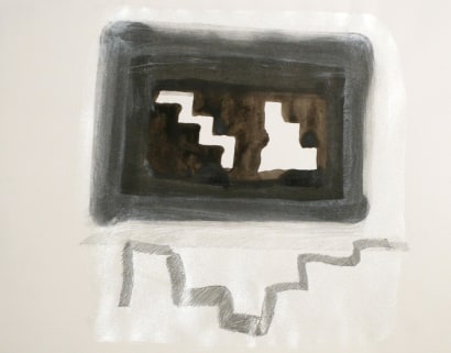 John Wood - Baltimore Steps Drawing, 1994 Mixed media | Bruce Silverstein Gallery