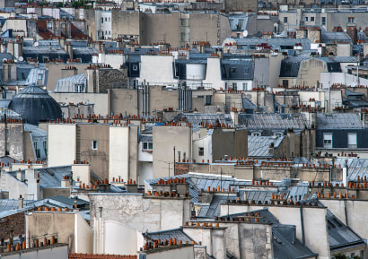 Michael Wolf - Paris Rooftops #17, 2014 ; Bruce Silverstein Gallery