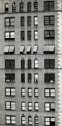 Andr&eacute; Kert&eacute;sz - Untitled (Building), 1950 Gelatin silver print, printed c. 1950 ; Bruce Silverstein Gallery