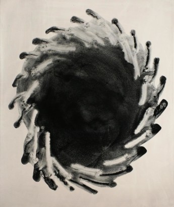 John Wood - Untitled #8, from Nine Imaginary Oil Spills, 1995 Cliche verre, gelatin silver print, printed c. 1995 | Bruce Silverstein Gallery