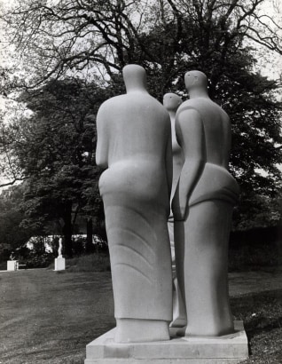 Henry Moore | Three Standing Figures, 1947-48 | Bruce Silverstein Gallery