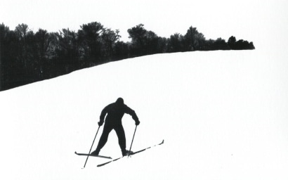Marvin E. Newman -  Untitled (Skier on Hill), 1953  | Bruce Silverstein Gallery