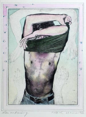 Keith Smith -  Alan Undressing, 1982  | Bruce Silverstein Gallery