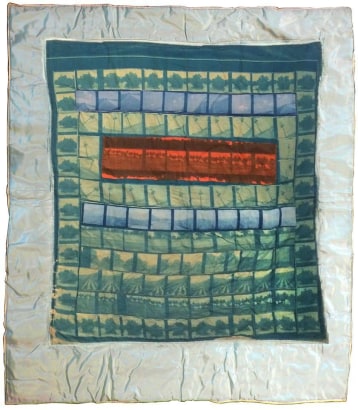 Keith Smith - Orange Grove Baby Quilt, 1970 | Bruce Silverstein Gallery