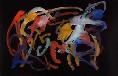 Frederick Sommer - Untitled,&nbsp;1950-1955 Glue color drawing on paper | Bruce Silverstein Gallery