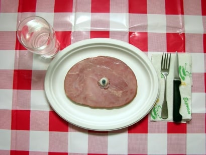  Grubstein, MarcDinner with Magritte, 2005 	Chromogenic print 	31 x 41 inches