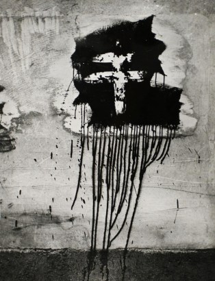 Brassai - Graffiti - Cross of Lorraine, 1945  | Bruce Silverstein Gallery