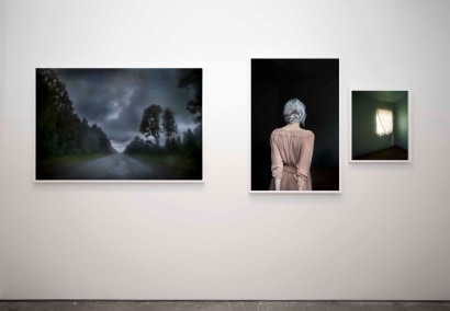 Todd Hido : Bright Black World | installation image 2018 | Bruce Silverstein Gallery