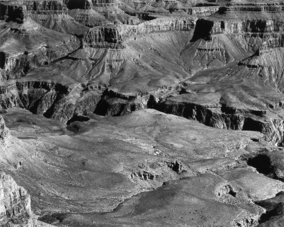 Frederick Sommer - Untitled (Colorado River Landscape), c. 1940-42 Gelatin silver print mounted to board, printed c.1940s | Bruce Silverstein Gallery