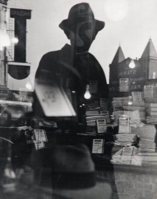 Lisette Model - First Reflection, New York, 1939-40  | Bruce Silverstein Gallery