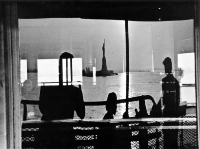 Frank Paulin - Staten Island Ferry, New York City, 1956 Gelatin silver exhibition print mounted to board, printed c. 1956 | Bruce Silverstein Gallery