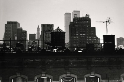 Frank Paulin - New York City, Twin Towers, 1982 Gelatin silver print | Bruce Silverstein Gallery