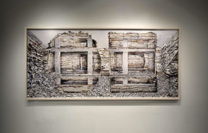 Marjan Teeuwen - Destroyed House | installation image 2018 | Bruce Silverstein Gallery