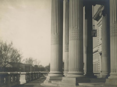 E. O. Hopp&eacute; - Columns, Washington D.C., 1926 Gelatin silver print, printed c. 1926 | Bruce Silverstein Gallery