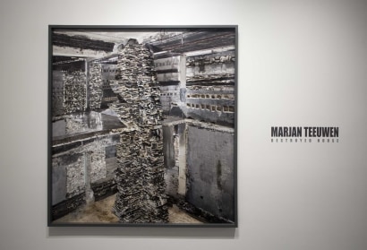 Marjan Teeuwen - Destroyed House | installation image 2018 | Bruce Silverstein Gallery